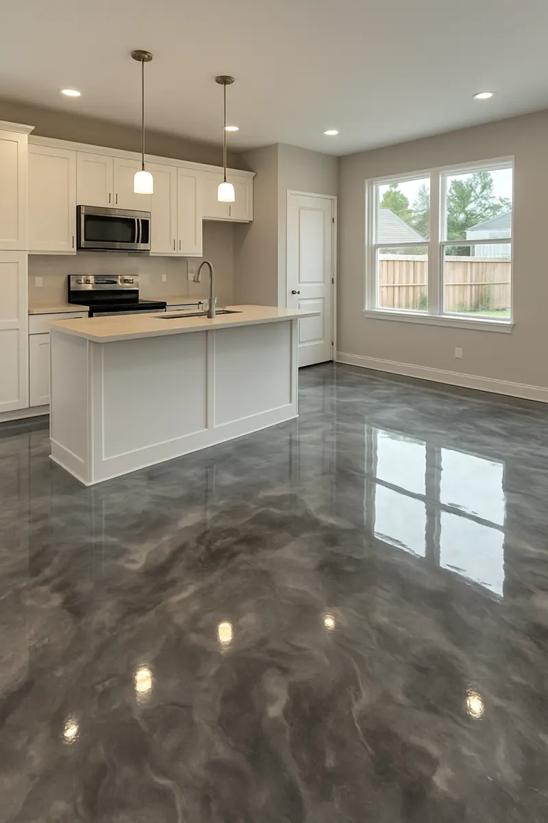 Residential epoxy flooring in Melbourne by Danick Flooring Services